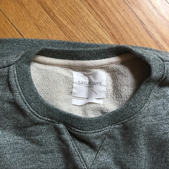 Saturdays Men’s Crew Sweatshirt - Picture 2 of 3